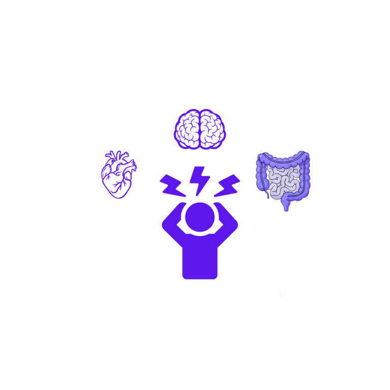 Cérebro, coração e intestino: quando a ansiedade vira um triângulo dentro do corpo